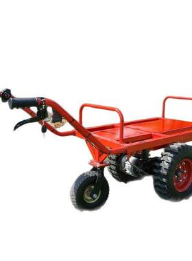 运建筑仓库电动手推AL102148车厂房货汽油双轮搬运垃车圾转物翻斗