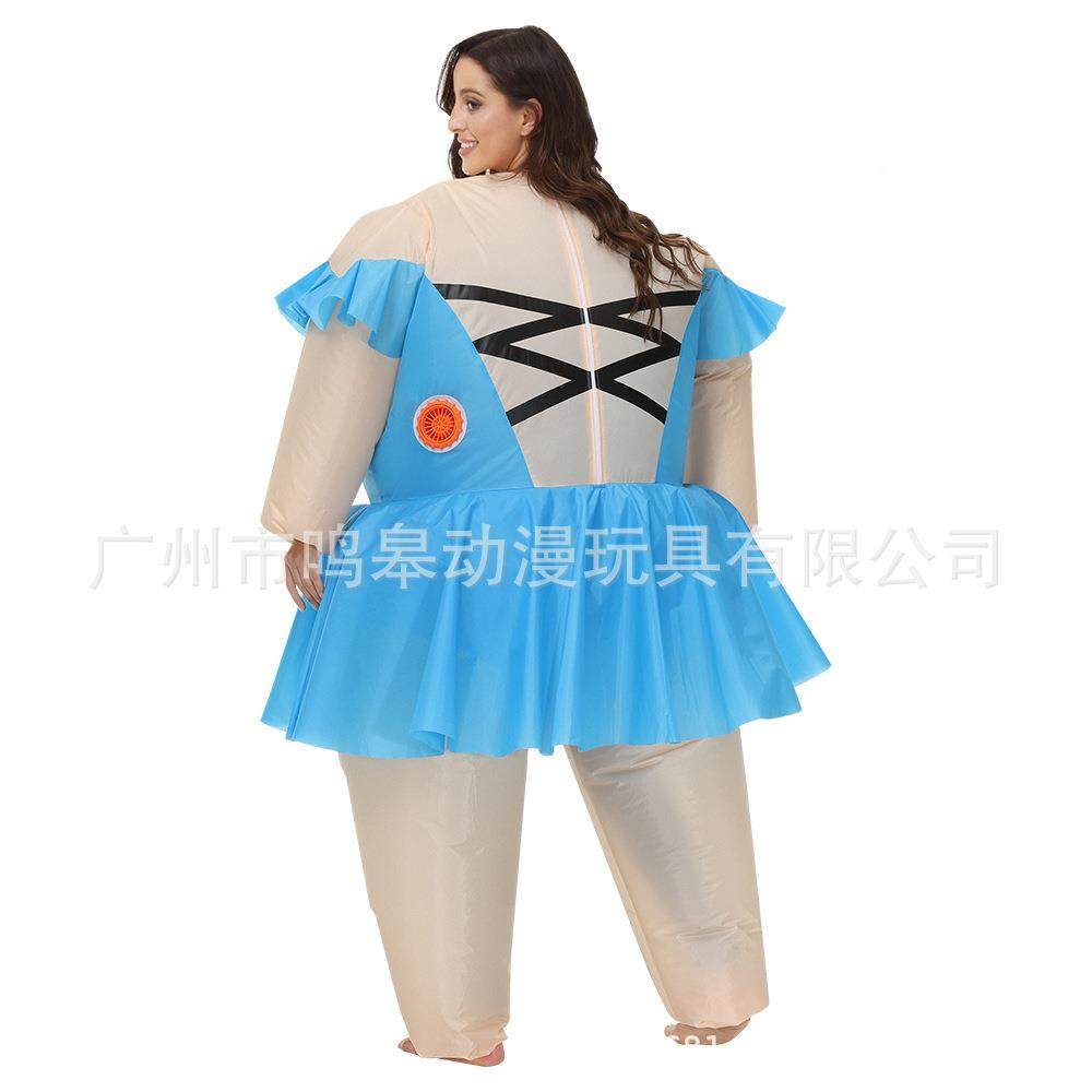 年5836会活动笑偶人演服倒立小丑芭蕾搞充气服装万圣节服饰扮演表