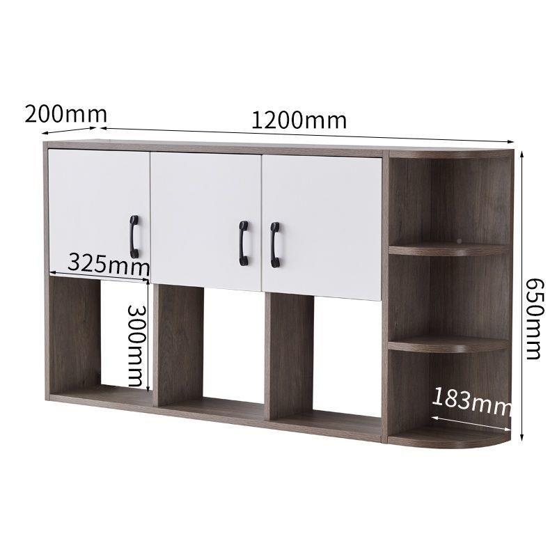 Rtd木壁挂书吊柜书房墙柜柜墙上壁置物架实壁挂式阳台sa474etD厨