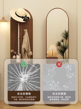 旋转穿衣镜全身落27705地镜家镜用客厅卧室挂衣架帽镜移子一体试