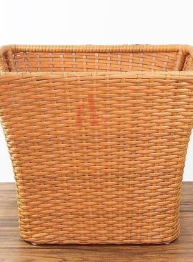 P仿藤编给篮KWC铝管加P固实巾毛筐脏衣篮布草篮收纳筐废纸篓用可