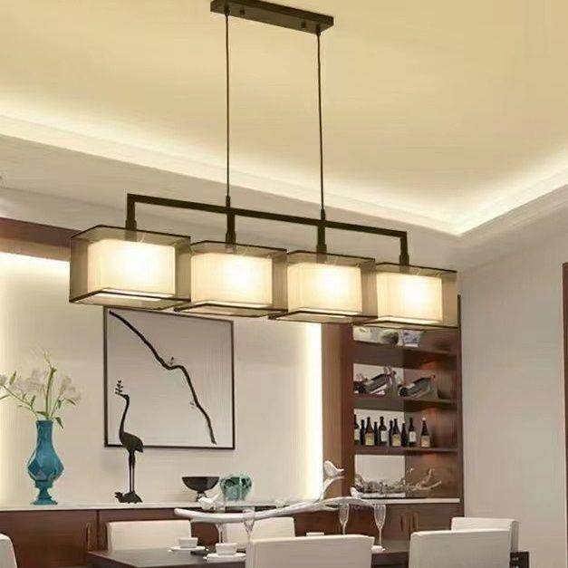2025厅新款中式吊灯餐客厅茶室吧931台代约饭简厅长方形复古高现,家装灯饰光源,智能吊灯,淘宝优惠券,粉丝福利购,淘宝优惠卷