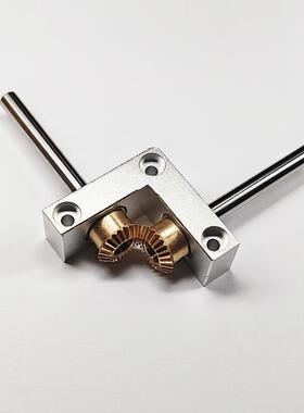 4/FJO5角mm迷你直角转器型90度1:1小齿箱伞齿轮换向器模型传动轮