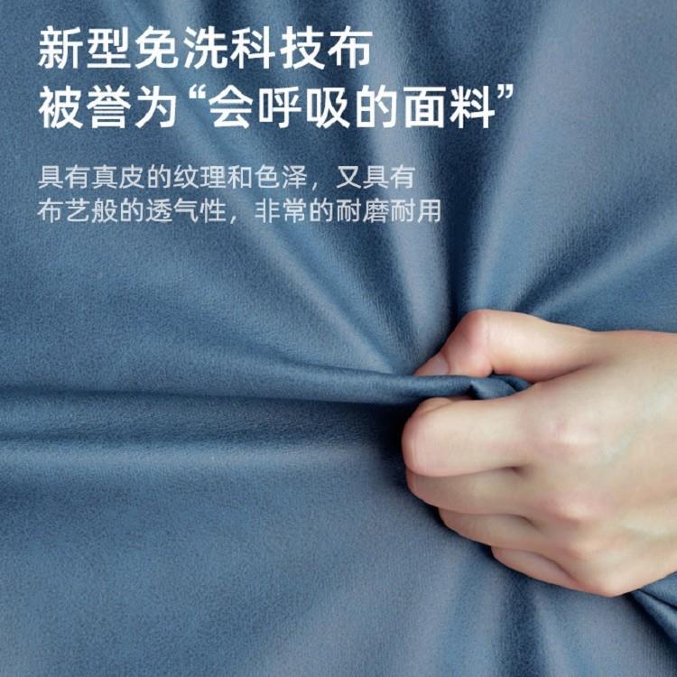 现简约科技布代沙发床用双人多功能小户型客厅胶乳懒FWF人折叠两