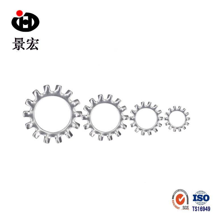 304不垫钢外齿OBK锁紧垫圈带止动圈DIN6797A锁紧垫圈Ф1锈0齿Ф13