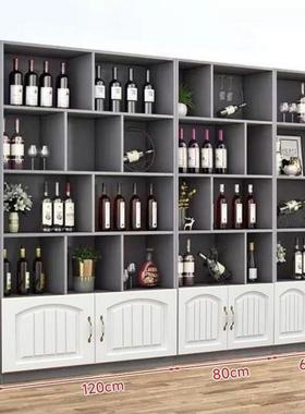 酒加高24柜0酒柜红酒货架大全超市货储物陈多层列柜UWE店商用展示