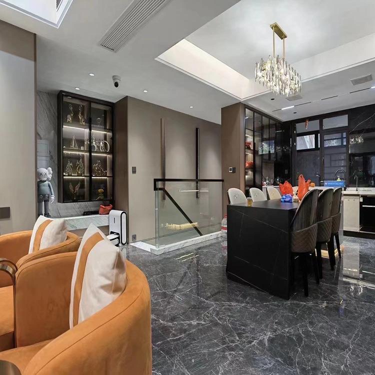 瓷砖通体大大石深灰色客厅理ELB地砖2600x100阿波罗灰厨卫砖900x1