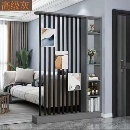 风进门玄柜隔关断屏客厅双面现简约入户铁72423艺置物架沙隔断