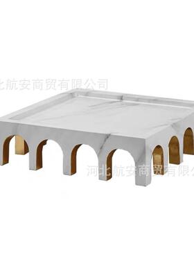 代简约创意树脂拱门35199摆样件现板房售楼处桌面电视柜装饰软品