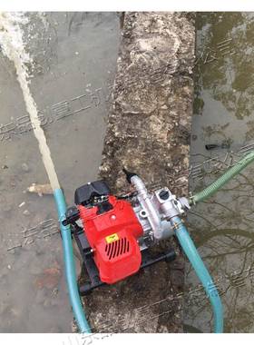 二冲汽油园机自吸水水泵程55882菜果园灌溉浇设备抽水机