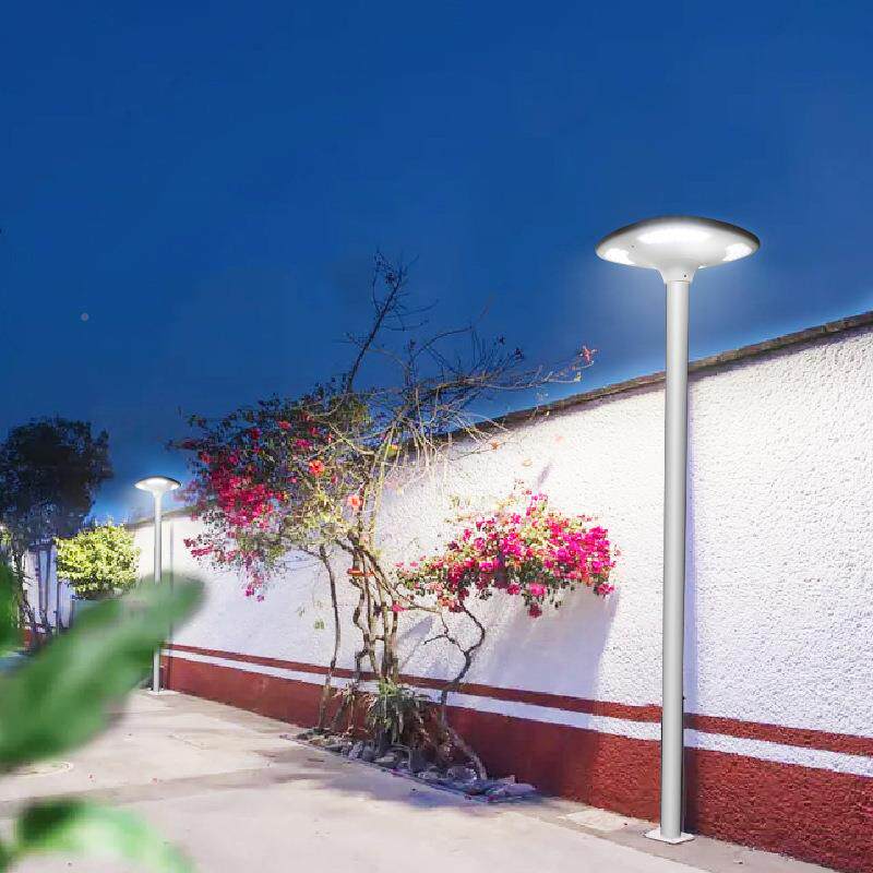 中山家大功率厂LED高观杆灯外别墅小区感应景灯AXM户3米太阳能庭