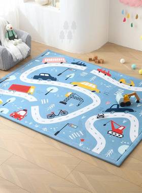 3c厚m印花加儿爬行垫TJS童家用床边垫防垫摔爬爬地板客厅泡沫海绵