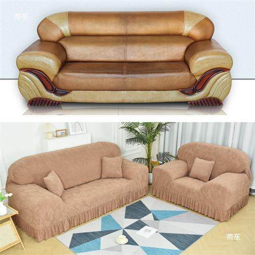 沙发套包套罩皮弹欧式通全用型一二三组力老t$*&fgj#式防抓四猫季