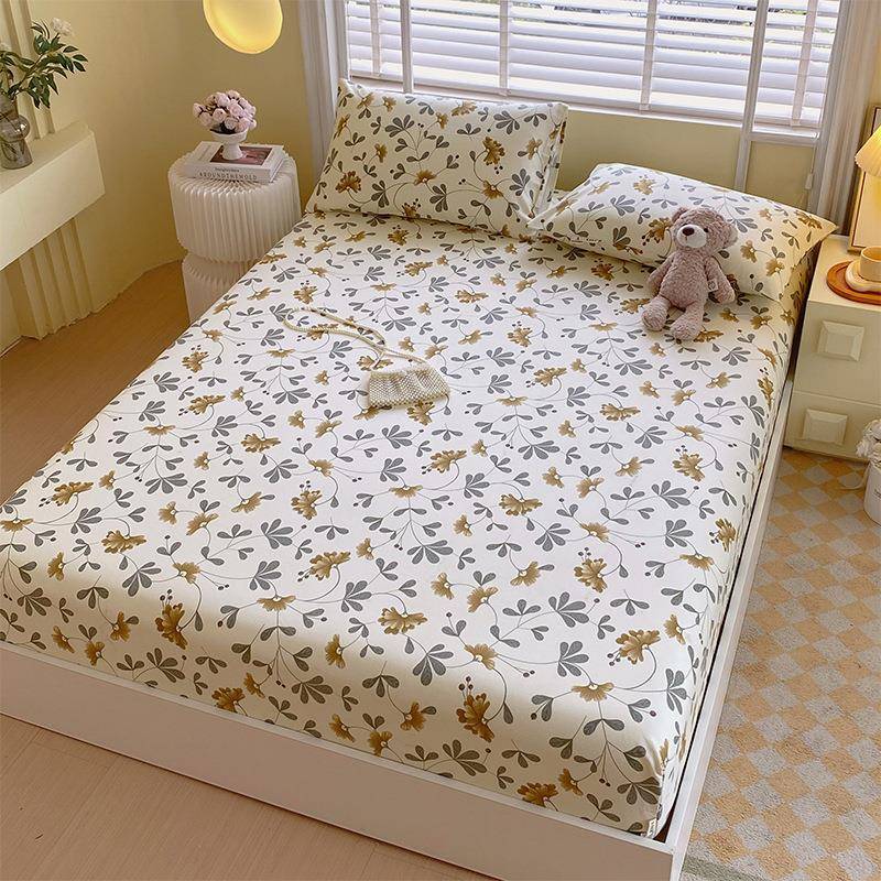 类老粗CWJF9301A单床笠床垫布保护套席四季通用床罩梦思全包纯棉