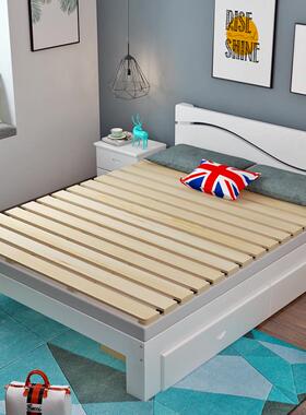 ft实木榻休米透气折叠硬床板防潮排骨架HRX简易1单榻人午床1.5.8