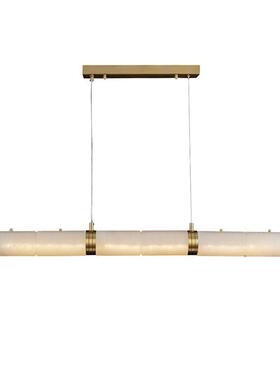 后现代轻奢全铜西班33285牙餐云石简吊灯设计约客厅厅书房吧台吊师灯具