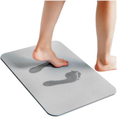 硅水藻防泥吸垫卫生间地垫速F95574干脚垫海藻门泥厕所口垫子浴室