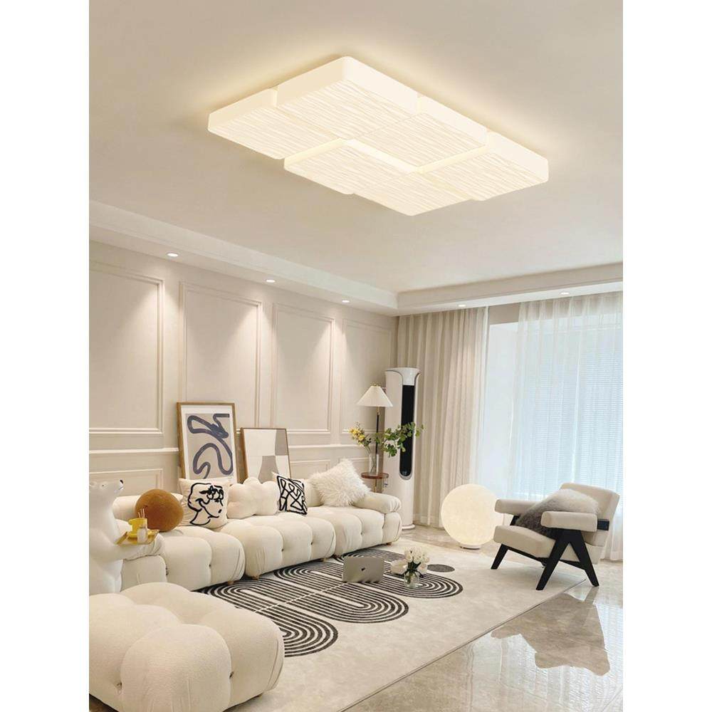 22谱5新款客厅灯吸顶现代简约大气创意全65664光护眼奶0油风主卧