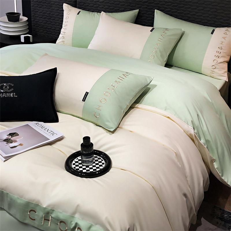 床FBQ级上纯棉四件套a类母婴夏季件60支感三宿舍床套单被套