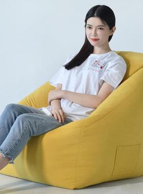 方型懒人沙人发豆袋休闲拆客厅家NAZ居卧懒椅儿童沙发玩具室可洗6