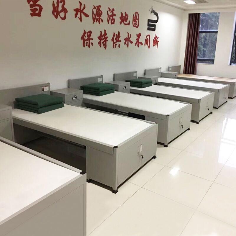 学习桌电脑桌宿舍营房合衣柜单人床DCJ上下钢制组床铺营具更双层