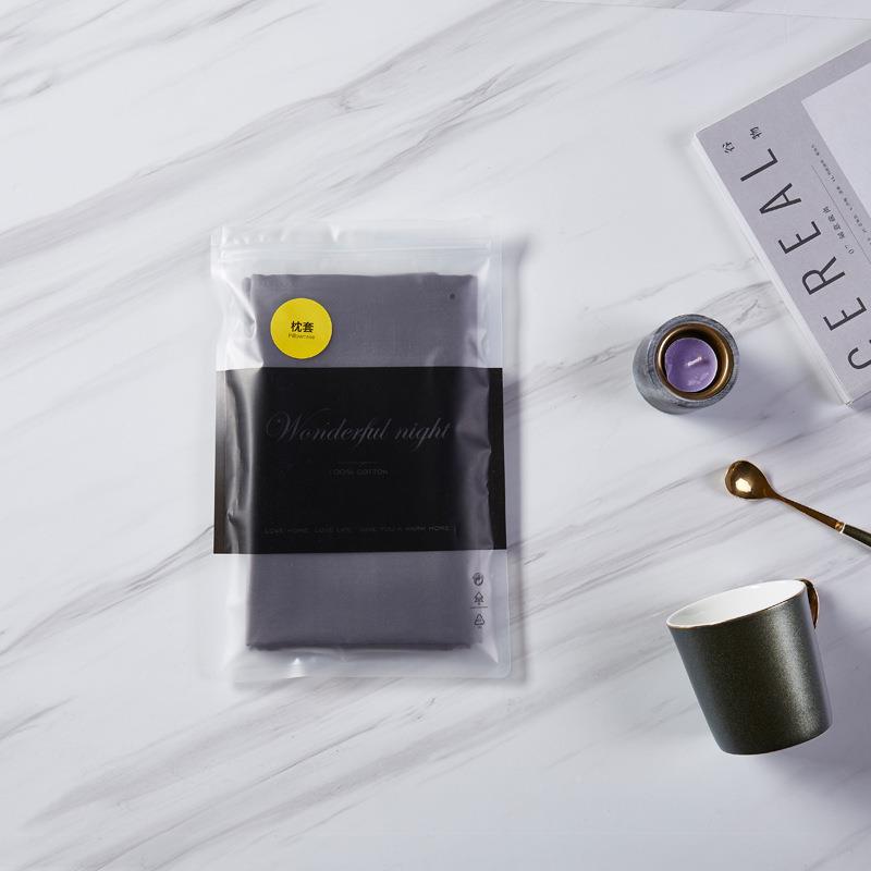 60长绒纯套色枕棉套全棉枕头ROR单人学生纯支棉枕芯套48x74cm一对