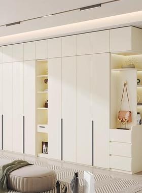 现在简SHU款约实e木nf级欧松板衣一门到顶新2025柜爆款一面墙大衣