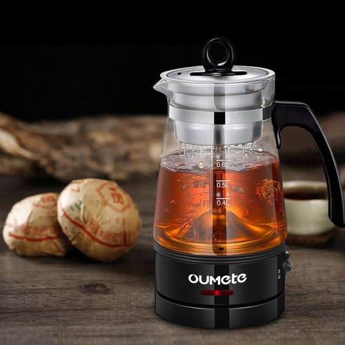 煮办室茶器黑茶玻璃电茶OMT-PC06壶全自动蒸汽小公量茶容壶电煮茶