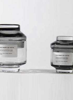 妆现代轻奢样板房酒生店卫间浴室梳台面玻璃蜡烛品杯香薰PDZ杯饰