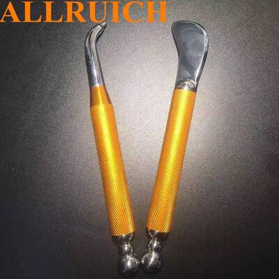 双点穴ARQ-244头笔刮痧笔磁疗针拨经灸络家用磁疗能量拔棒筋笔拔