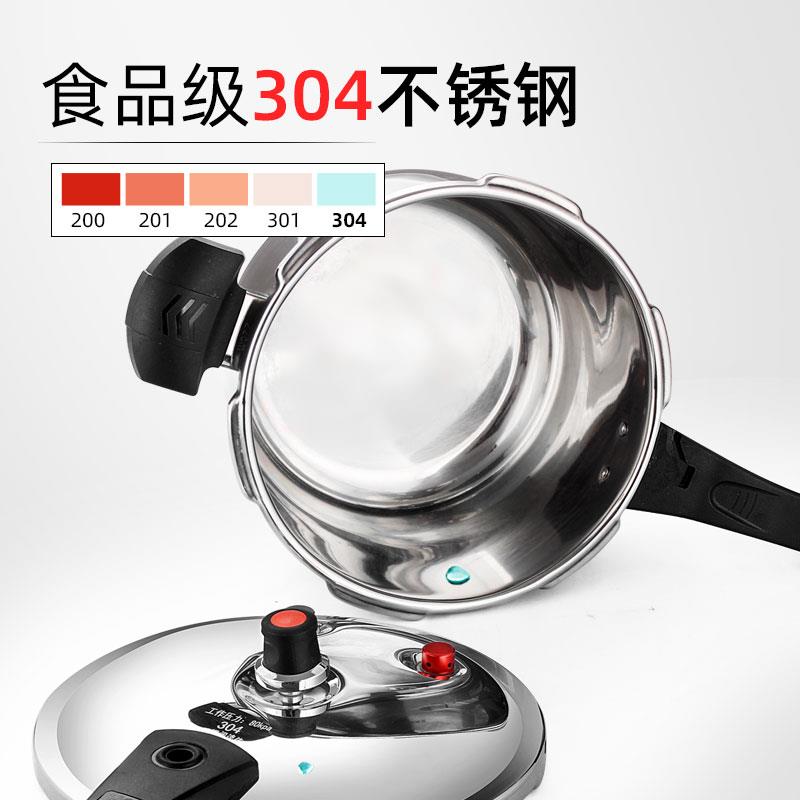 04不锈钢3高压锅家用燃气电磁炉通防爆压力锅-2-用3-4-5-61人