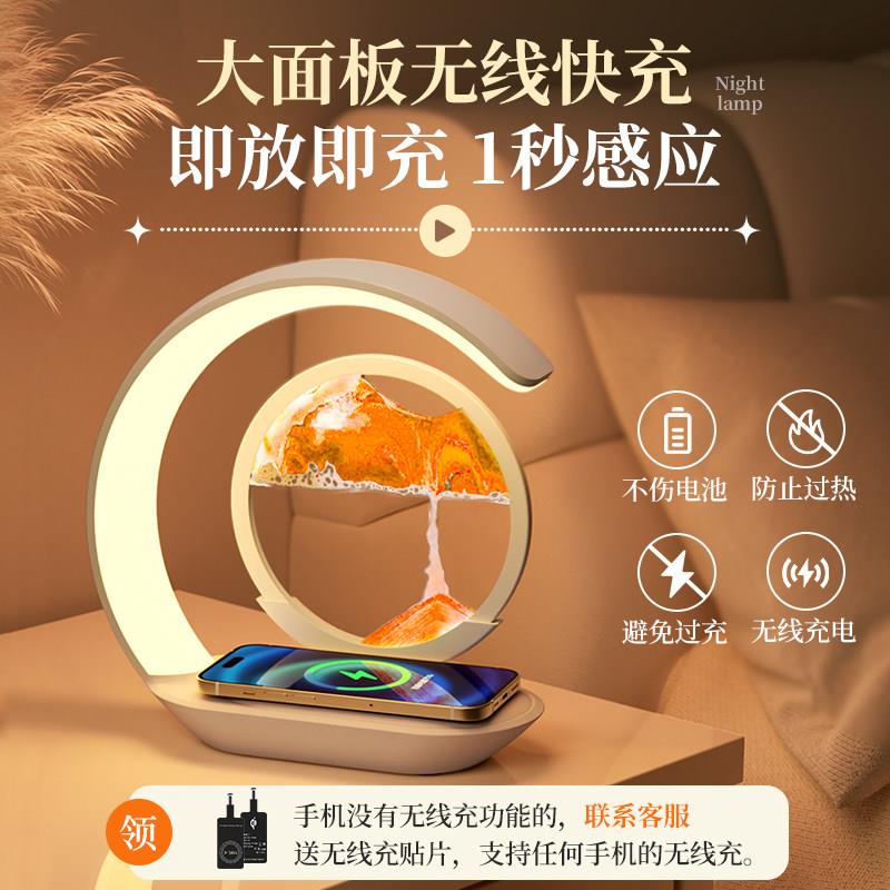 创意流沙 画GC-DSWXC夜摆件乔画迁居搬家新婚礼物新灯订婚卧室床