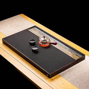 公室茶2台lp14 家用功夫茶具排水式 容山电木茶堂盘嵌入式 02办4新款