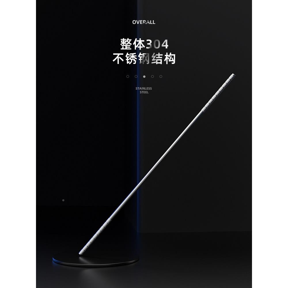 大不锈长矫棒形钢康覆舞蹈训EXG练棒旗金箍棒小杠铃家庭健身