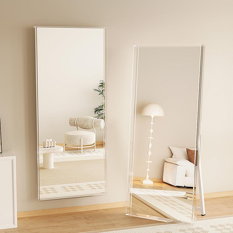 inYKL-2323s风亚克力镜全身穿衣镜轻子高级感试衣地镜网红家用卧