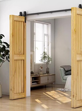 折叠谷仓门卫生间仓谷门厕所玻璃推拉门厨房移门实木覆合免漆木门