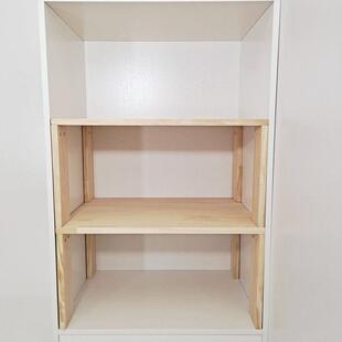 可定实理置物多乐木架衣柜橱分层整架免打孔家制用多功能木板厨房