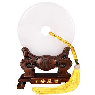 玉品摆件公和氏璧玉石平安TQYY-128扣办室客厅玄关高级感搬装饰家