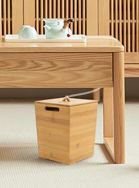 采产品茶，废水桶，小原木竹家用茶MNF桌排水桶桶桶，茶垃圾桶，