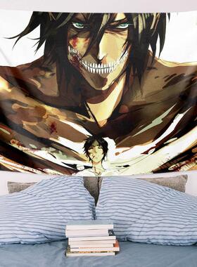 进击的巨人漫画边动E2G11B36漫定制写真周长方装饰背景布墙形海报