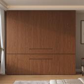 中古柜分风家用段木式 定制8934全橡实木衣新款 2024爆款 免拉手主卧