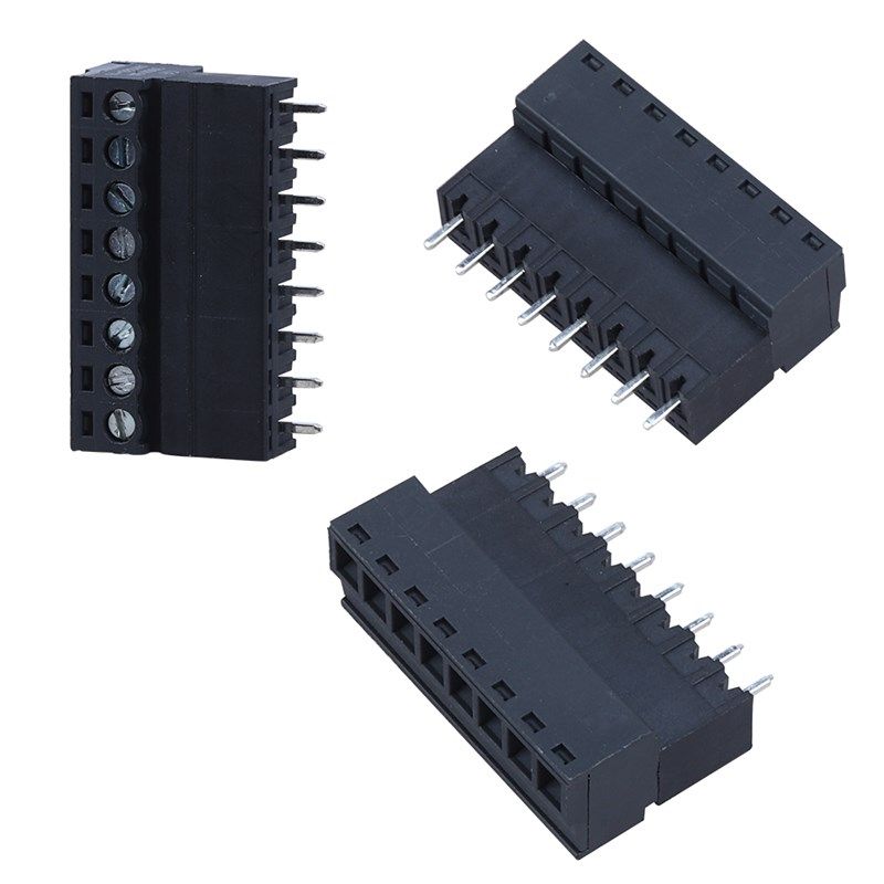 RJ45以太网口转8pin串口接线x端子台水晶头转485分流集线器23456