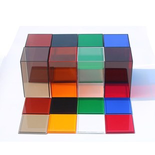 一体式高透明亚克力展示盒手办模型防尘收M纳盒机器罩亚克力板定