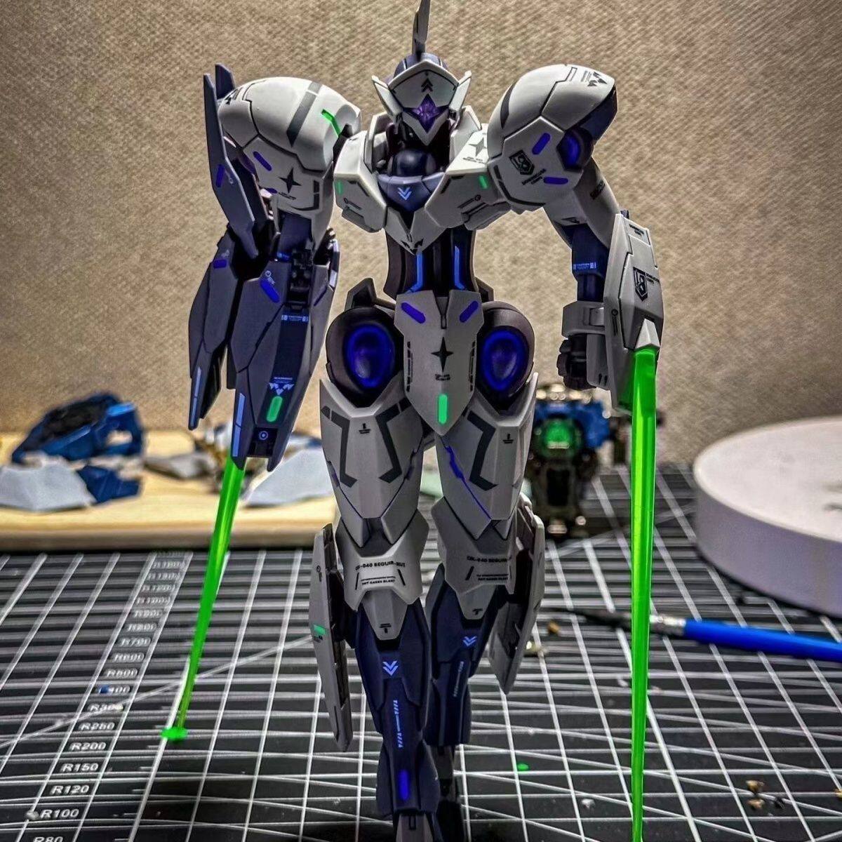 银河精工异端恶魔审判者水星魔女高机甲达武器拼装模型男孩礼物 - 实物图