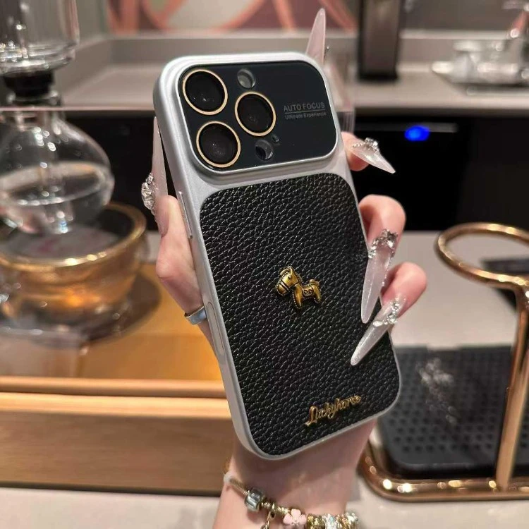 全包护镜荔枝皮纹新款苹果17pro系列适用于iphone17promax专用16pro新机情侣15立体小马pm小众防摔保护套ip女,3C数码配件,手机保护套/壳,淘宝优惠券,粉丝福利购,淘宝优惠卷