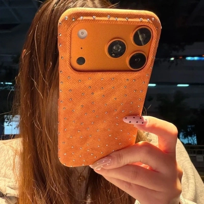 轻奢皮质ins风个性适用于苹果16promax手机壳17新款iphone17proma