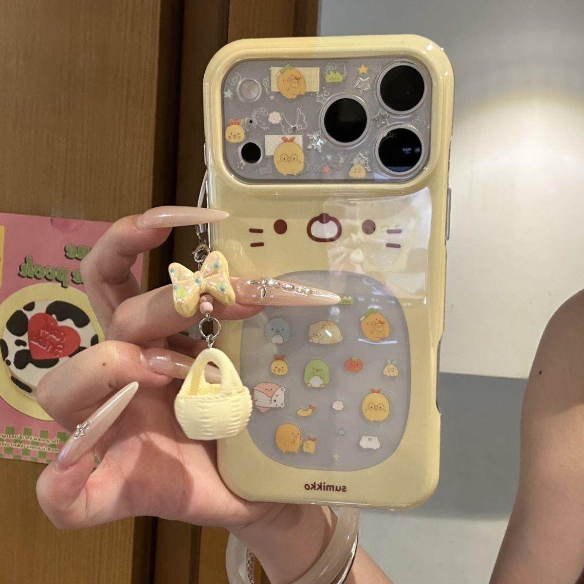 彩色圆滚滚的小海豹手机壳适用iPhone17promax苹果16pro新款15卡通日韩ins