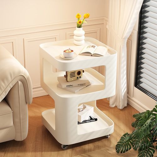 速发可移动沙发边推侧边款小茶几2025新柜床边小桌子铁艺几车置物