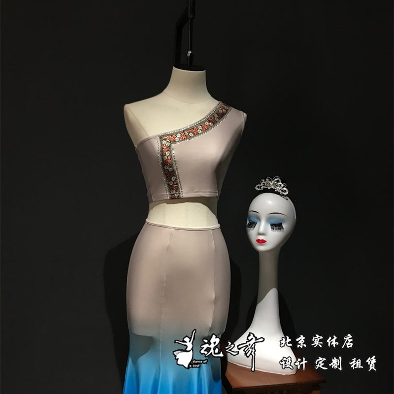 现货速发北京魂之舞少数民族傣族练功服艺考舞台服装可来图
