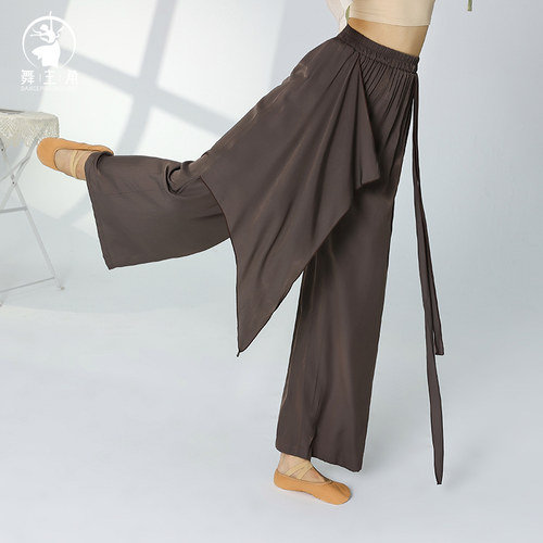 速发舞练功裤古典舞蹈服装形体宽训服装练松阔腿裤子